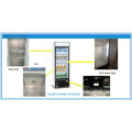 Fan Cooling Commercial Upright Refrigerator Showcase